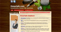 Desktop Screenshot of hosertalk.com