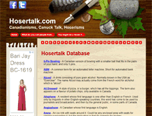 Tablet Screenshot of hosertalk.com